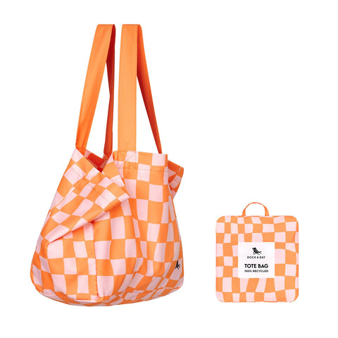 Dock & Bay Everyday Bag - Compact & Foldable Beach Bag, Made from 100% Recycked