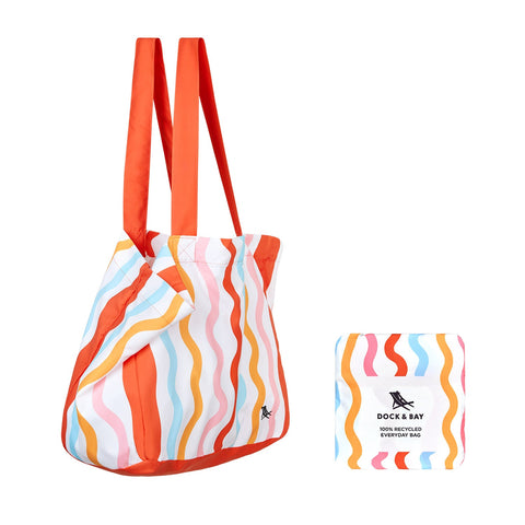 Dock & Bay Everyday Tote Bag - Squiggle Face - Outlet