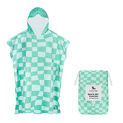 Dock & Bay Poncho Adults - Check Mate - GRS Certified