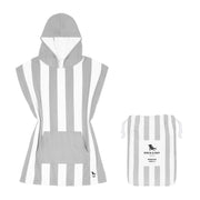 Kids Poncho - Quick Dry Hooded Towel - Goa Grey - Outlet