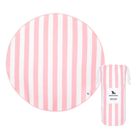 Dock & Bay Quick Dry Round Towels - Malibu Pink - Outlet