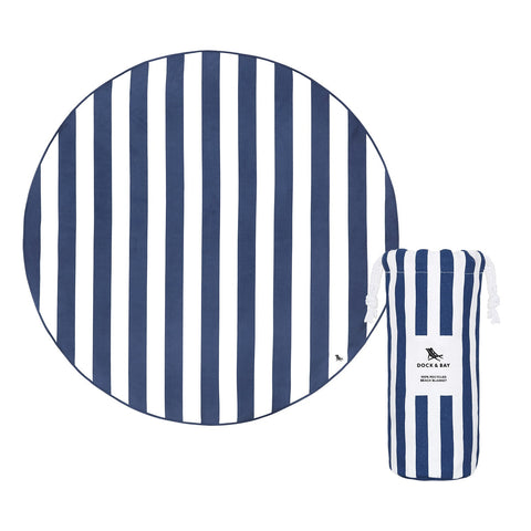 Dock & Bay Quick Dry Round Towels - Whitsunday Blue - Outlet