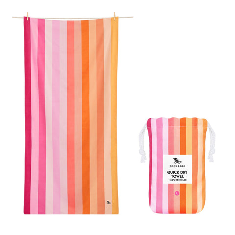 Dock & Bay Quick Dry Towels - Miami Sorbet - GRS Certified